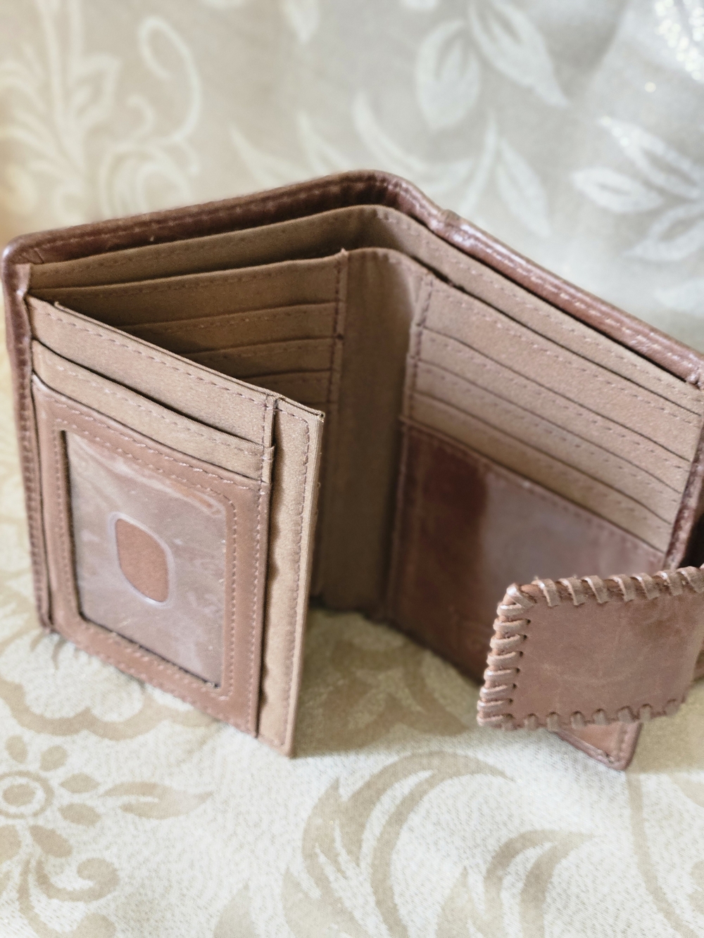 Vintage Fossil Patchwork Leather Wallet - Picture 4 of 9